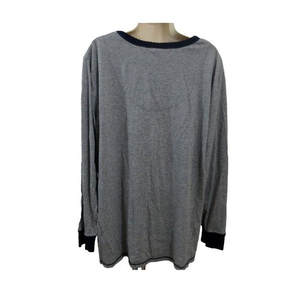 Secret Treasures Sleep Shirt 3X (22W-24W) Bah Humbug Emoji Jingle Bell Ugly PJ - Picture 3 of 7